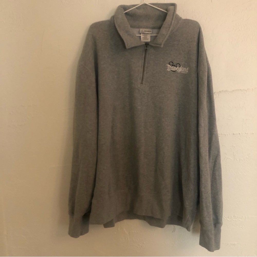 Disneyland Resort Mickey Disney Quarter Zip Sweatshirt Cozy Oversized 3x Plus